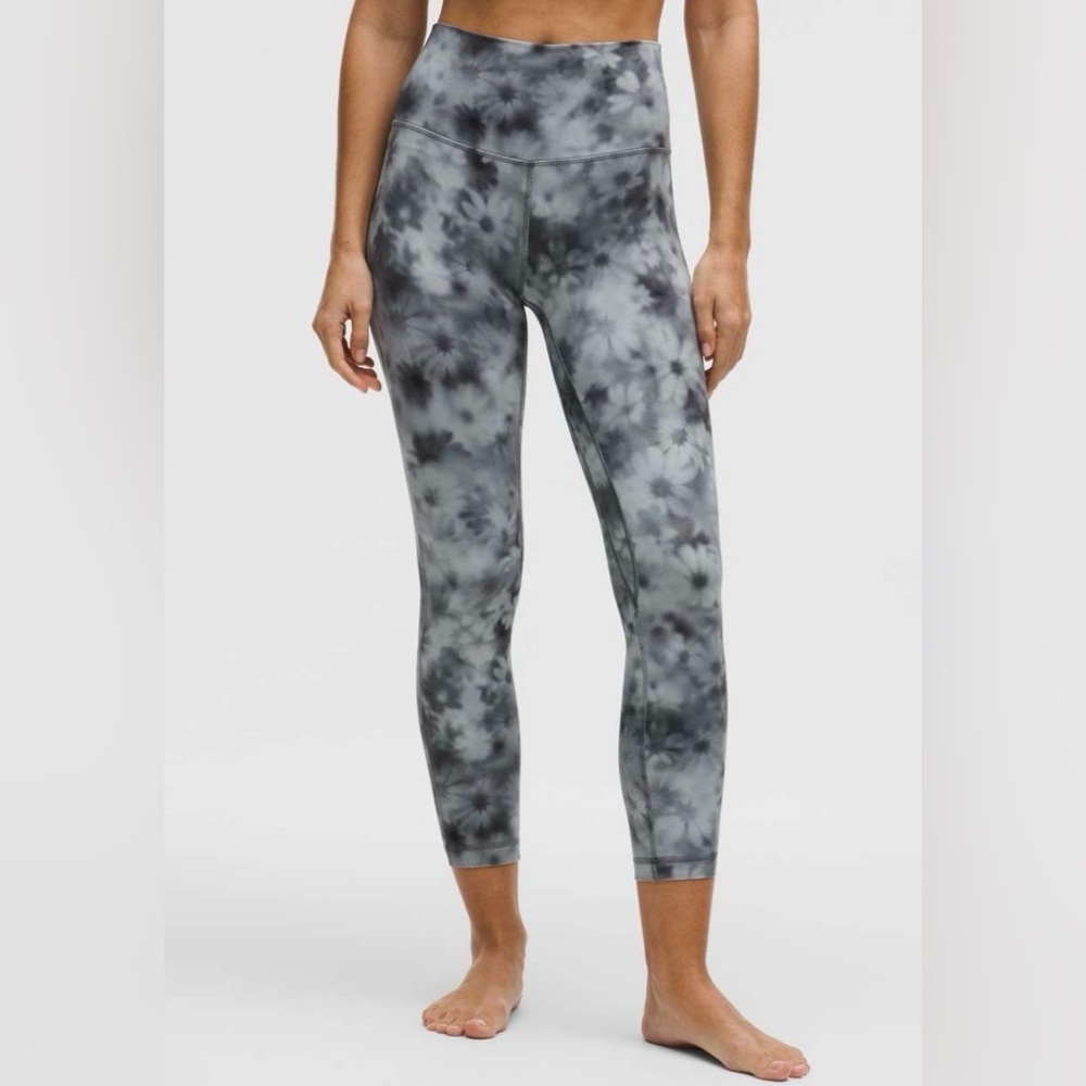NWT Lululemon Align High-Rise Pant 25"- Meadow Haze Grey Multi/ Size 0